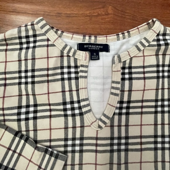 Burberry Nova Check Half Sleeve Top - Picture 11 of 11